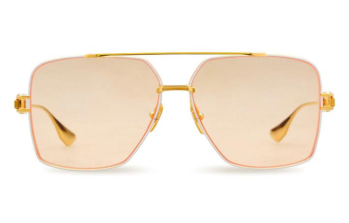 Dita Men's Grand Emperik Sunglasses Yellow Gold VLE247869 USA